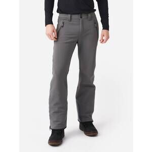 NEW FRAUENSCHUH steven softshell straight cut ski pants in hay grey
